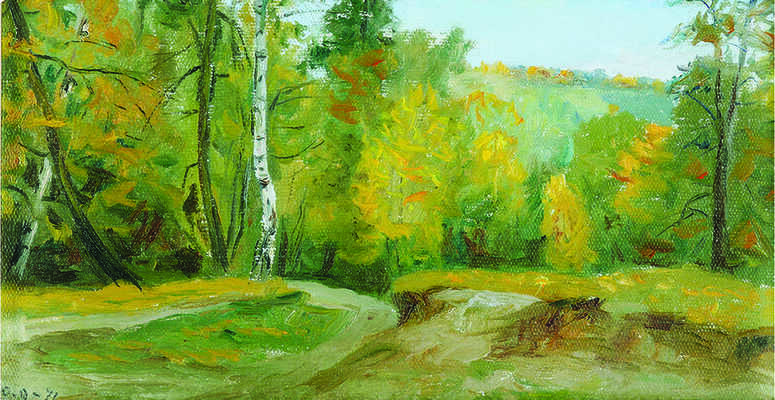 Неизвестный художник. Ленинские горы